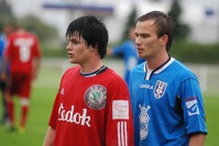 Michal Beneš (vlevo) v dresu Nového Strašecí (zdroj : fotogalerie Sokola Nové Strašecí)